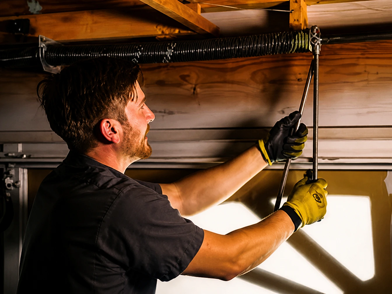 Garage door repair in Katy, Texas